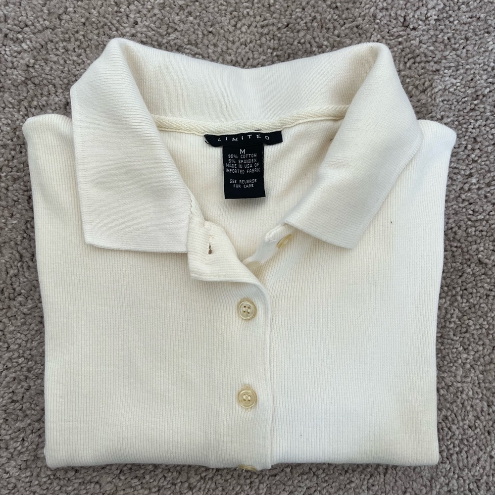 The Limited Button Down Collared Sweater - image 1
